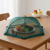 Umbrella Shape Food Cover Breathable Mesh Dining Table Dish Tent Pop-Up Mesh Screen  Kitchen Use