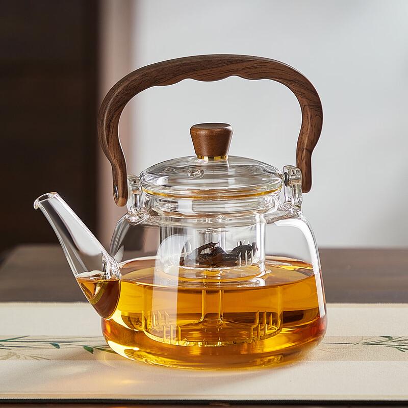 

Niye Borosilicate Glass Steam & Brew Tea Kettle with Double Liner