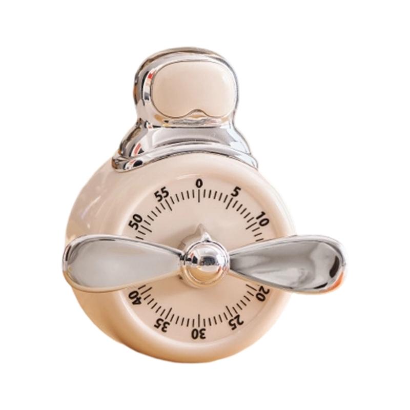 60 Minutes Mechanical Kitchen Timer Visual Kitchen Cooking Timer Clock with Loud Alarm Manual Countdown Timer for Home b