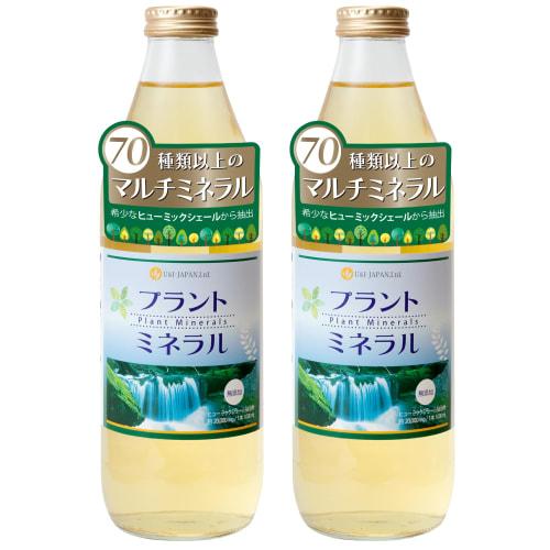 

U&I JAPAN Растительные минералы 1000 мл (Набор из 2) - Содержит более 70 видов природных минералов, образовавшихся за 100 миллионов лет. Высоко впитывающий, включает sil