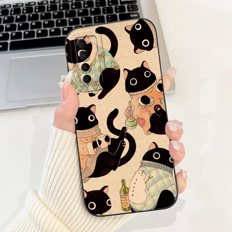 For Huawei P Smart 2021 Case Huawei Y7A PPA-LX3 PPA-LX1 PPA-LX2 Elegant Printing Soft Silicone Shockproof Phone Cases