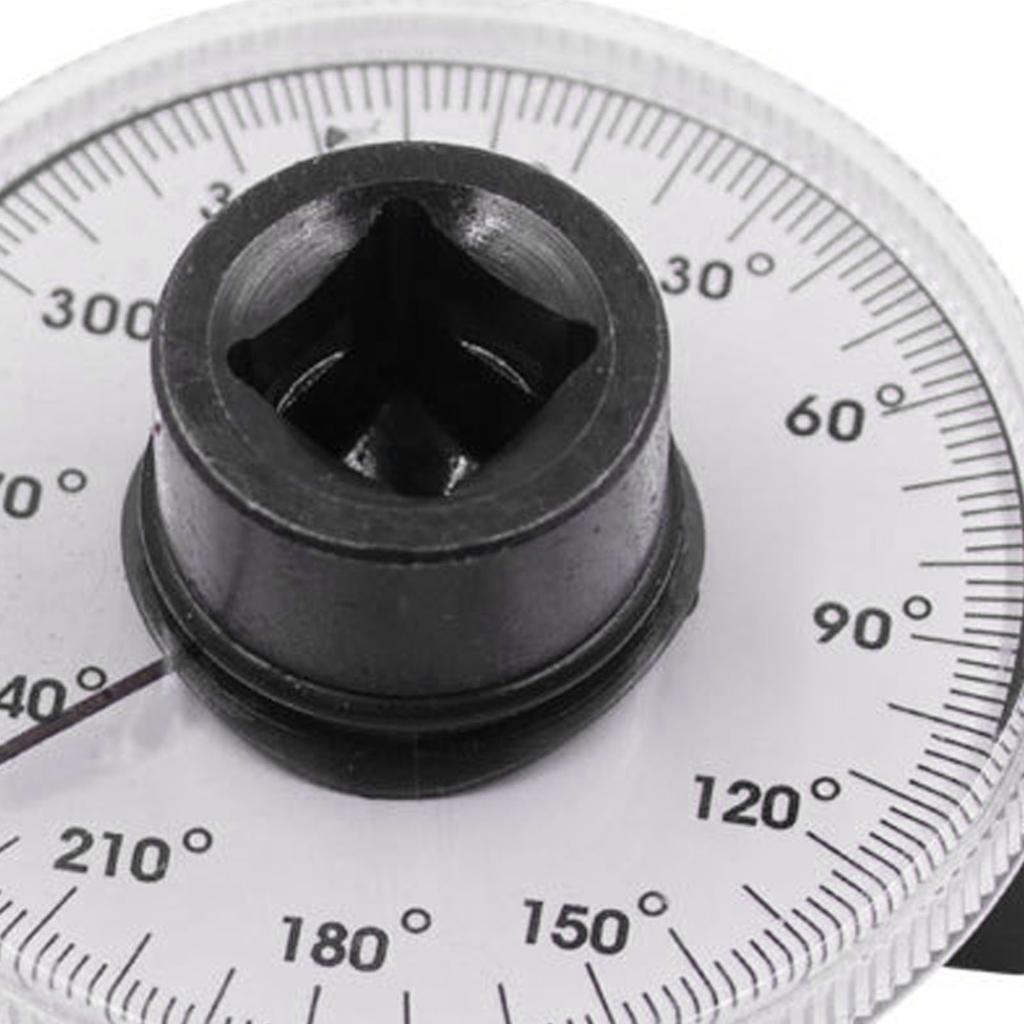 Torque Angle Gauge 1 2in 360 Degrees  Precision Angular Tightening Clear Scale Adjustable Angle Measuring Tool
