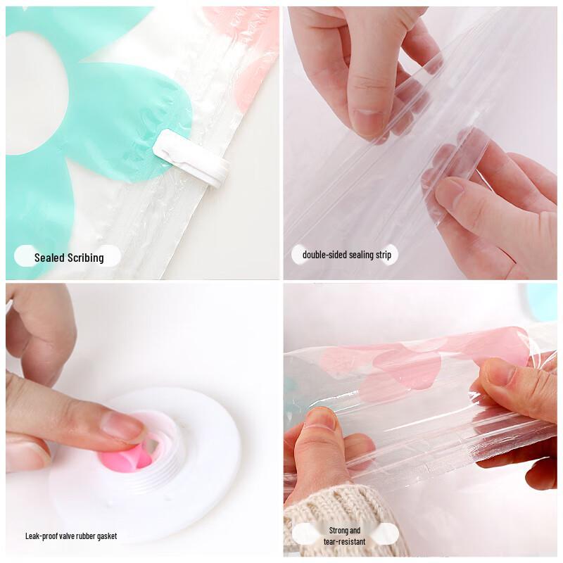 Vacuum Compression Storage Bag Set with Electric Pump