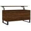 Vidaxl Coffee Table, Brown Oak, 90X44.5X45 Cm