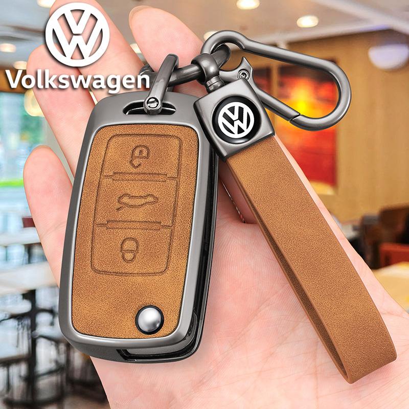 For VW Volkswagen Jetta MK5 Golf Zinc Alloy Car Remote Key Case Cover Shell For Volkswagen VW Polo Golf Passat Tiguan Beetle Cad
