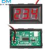 Digital Voltmeter DC 4.5V To 30V Voltage Panel Meter Red/Blue/Green/Orange/White For 6V 12V Electromobile Motorcycle Car