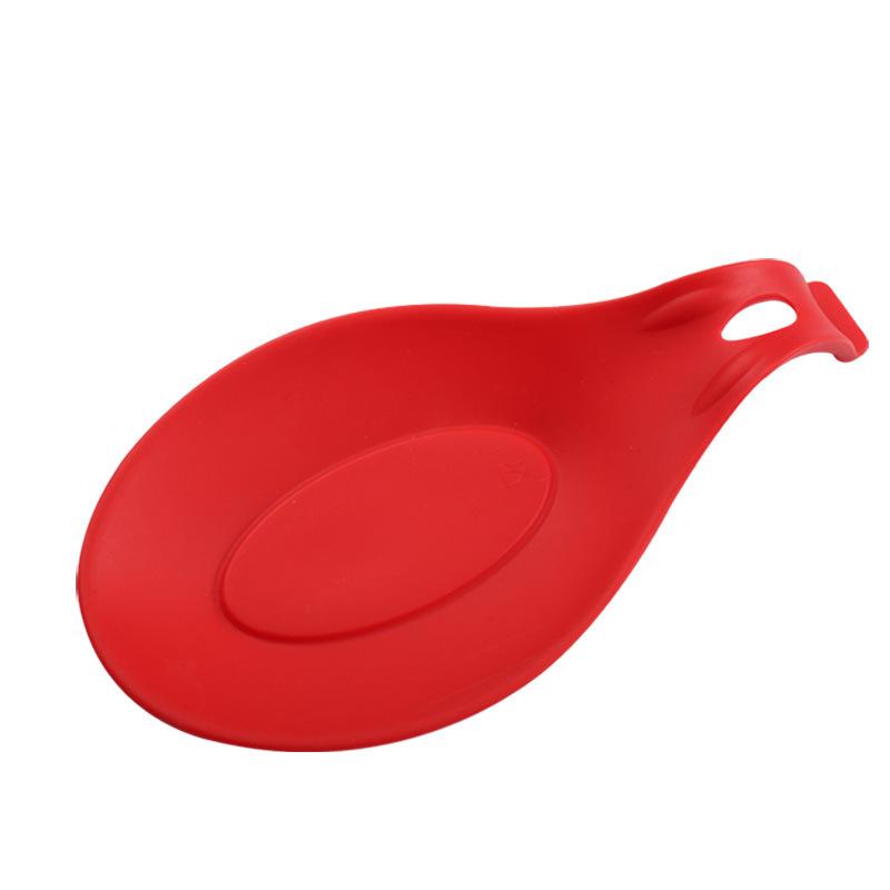 

Silicone Kitchen Utensil Rest: Heat-Resistant Spoon Holder and Condiment Dish Pad