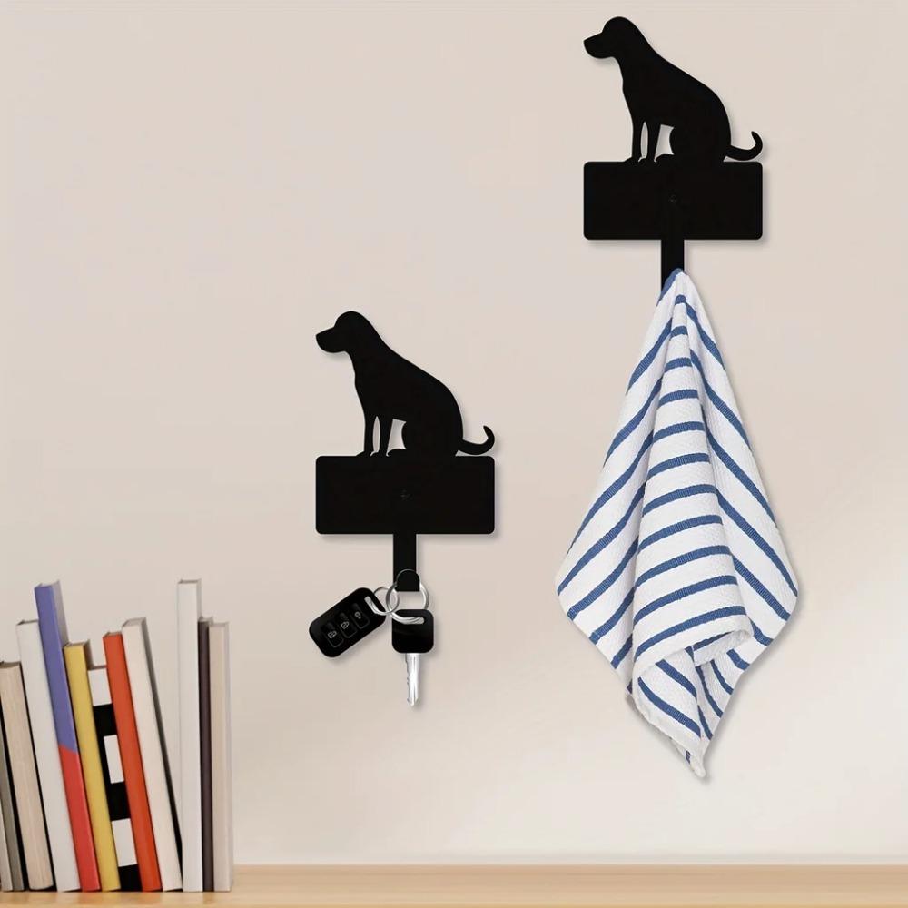 Charming Metal Dog Wall Hook - Ideal Metal Sign and Pet Hanging for Dog Decor and a Special Gift for Dog Lovers