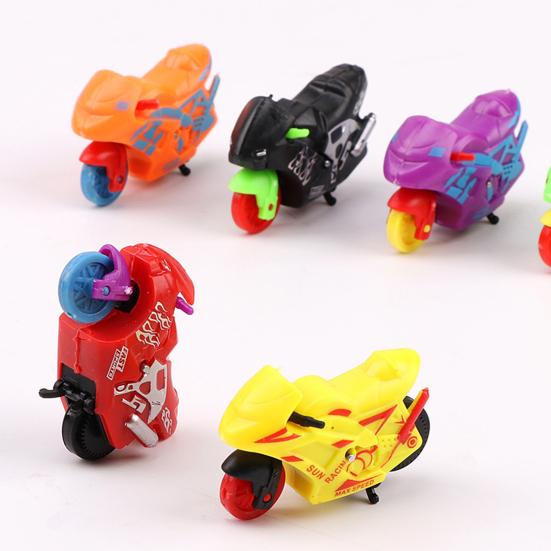 5Pcs Cute Battery-Free Entertainment Collectible Mini Simulation Vehicle Toy Models Party Favor Pull Back Toys