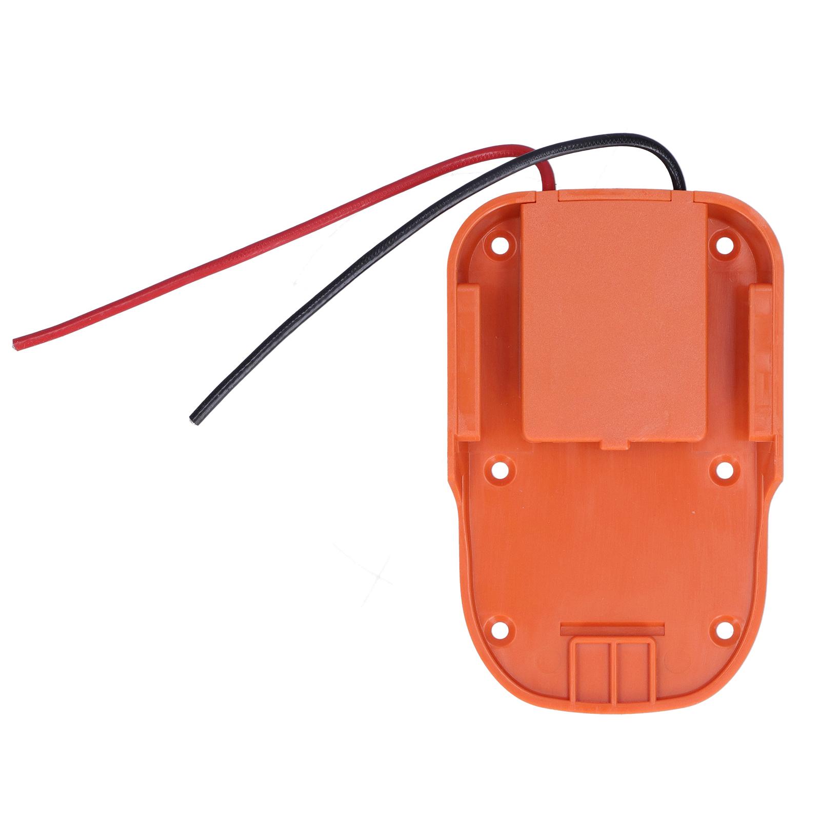 

Адаптер для аккумулятора с крепежным отверстием Адаптер док-станции питания для RIDGID 18V AEG 18V Разъемы питания