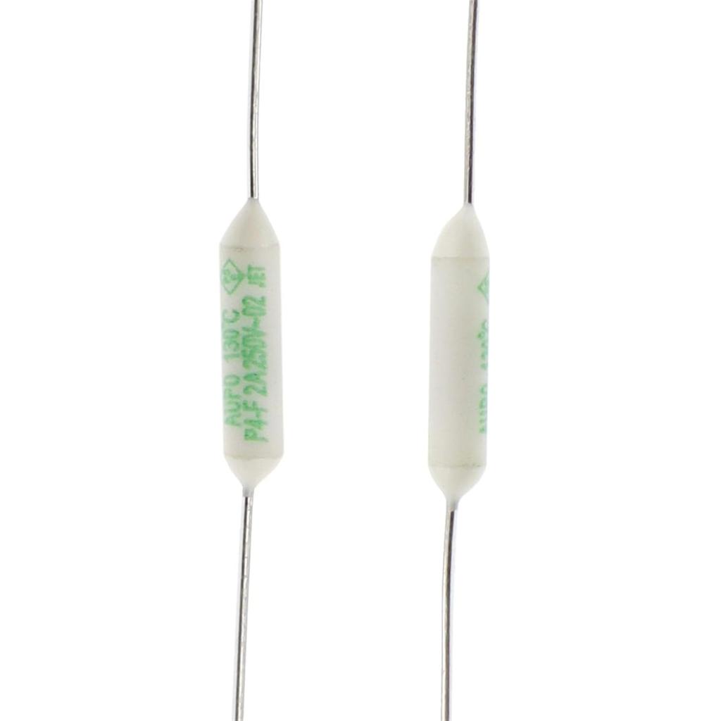 10Pcs Ceramic Temperature Fuse Jet RF AUPO 1A 2A 3A 5A 250VAC Thermal Fuse P0/P1/P2/P3/P4/P5/P7/P12-F(Size:2A_P4-130C)