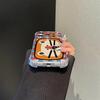 Plaid Lion Cartoon Phone Case for iPhone 17 Pro Max/16/15/14 Plus/13 with Airbag Protection