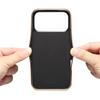 Custodia Magnetica in Vera Pelle Premium per iPhone 12 13 14 15 16 17 Pro Max Air Plus Pelle a Grana Superiore Pulsanti Metallici Copertura