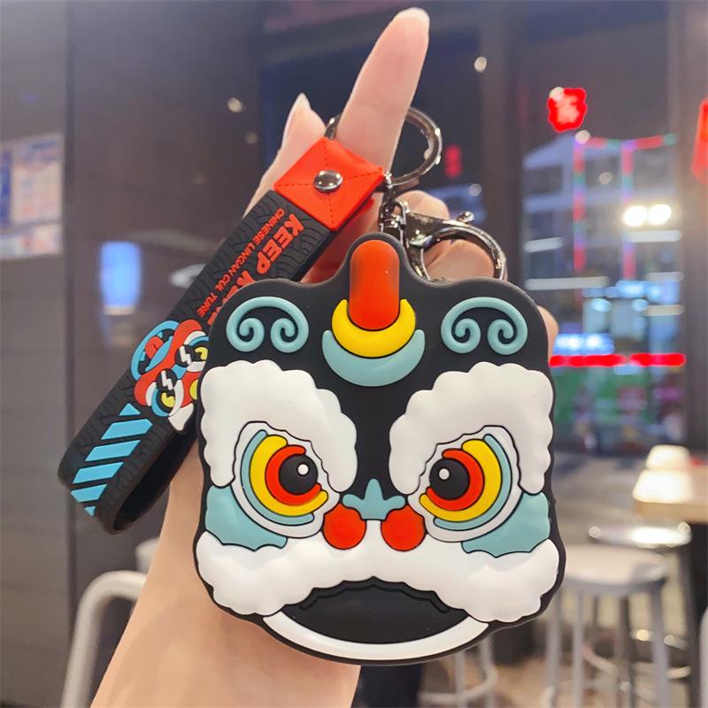 Cartoon Animal Silicone Keychain Bag - Kids' Coin Purse & Toy Pendant