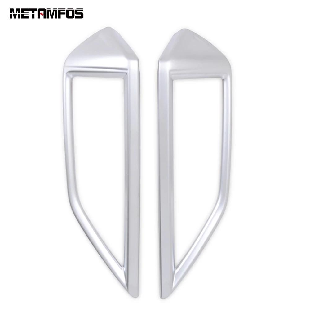 Car Accessories For Subaru Forester SK      Carbon Fiber Center Console Air Condition Vent Outlet Cover Trim ABS Matte Plastic