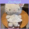 Sanrio Hello Kitty Bambole di Peluche Cartoni Animati Carine Con Capelli Lunghi Pelliccia Sintetica Per Regalo E Decorazione