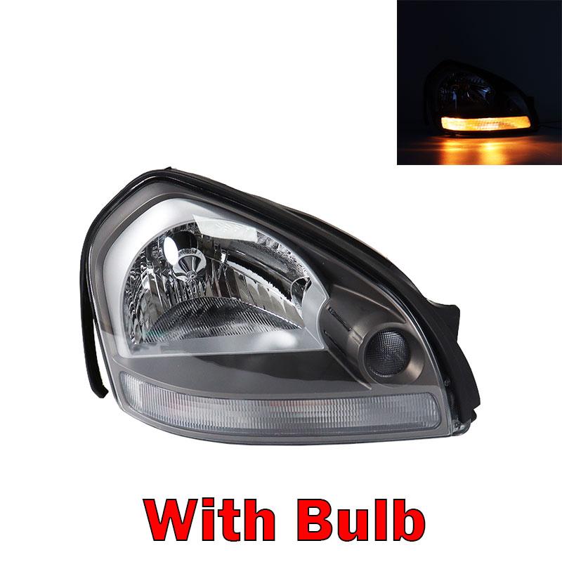 Exterior Accessories For Hyundai Tucson 2005 2006 2007 2008 2009 2010 Car Daytime Running Lights Headlights Signal Lamp Assembly