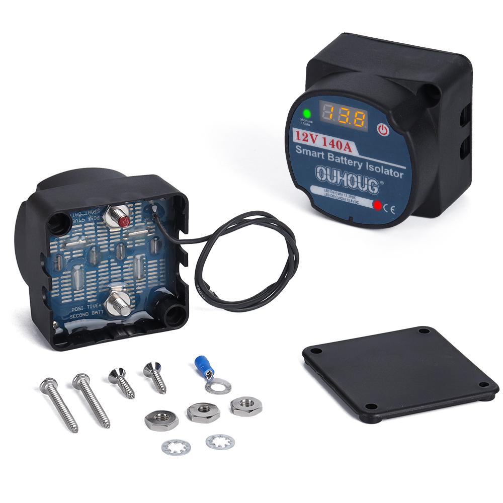 Updated Digital Led Voltage Sensitive Relay 12v 140a  Split Charge Vsr Campers Van