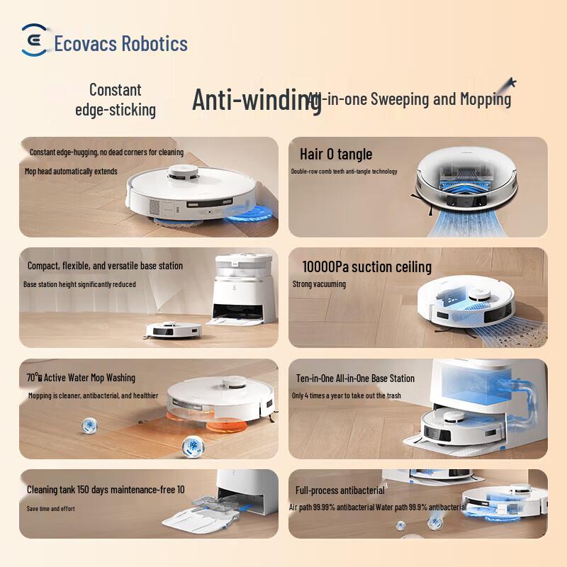 ECOVACS T30 PRO Robot Vacuum and Mop