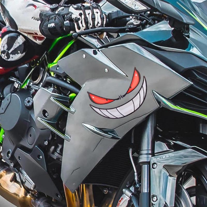 Car Devil's Eye Sticker Auto Motorcycle Body Styling Modification Demon Eyes Decal Helmet Personality DIY Decorative Stickers