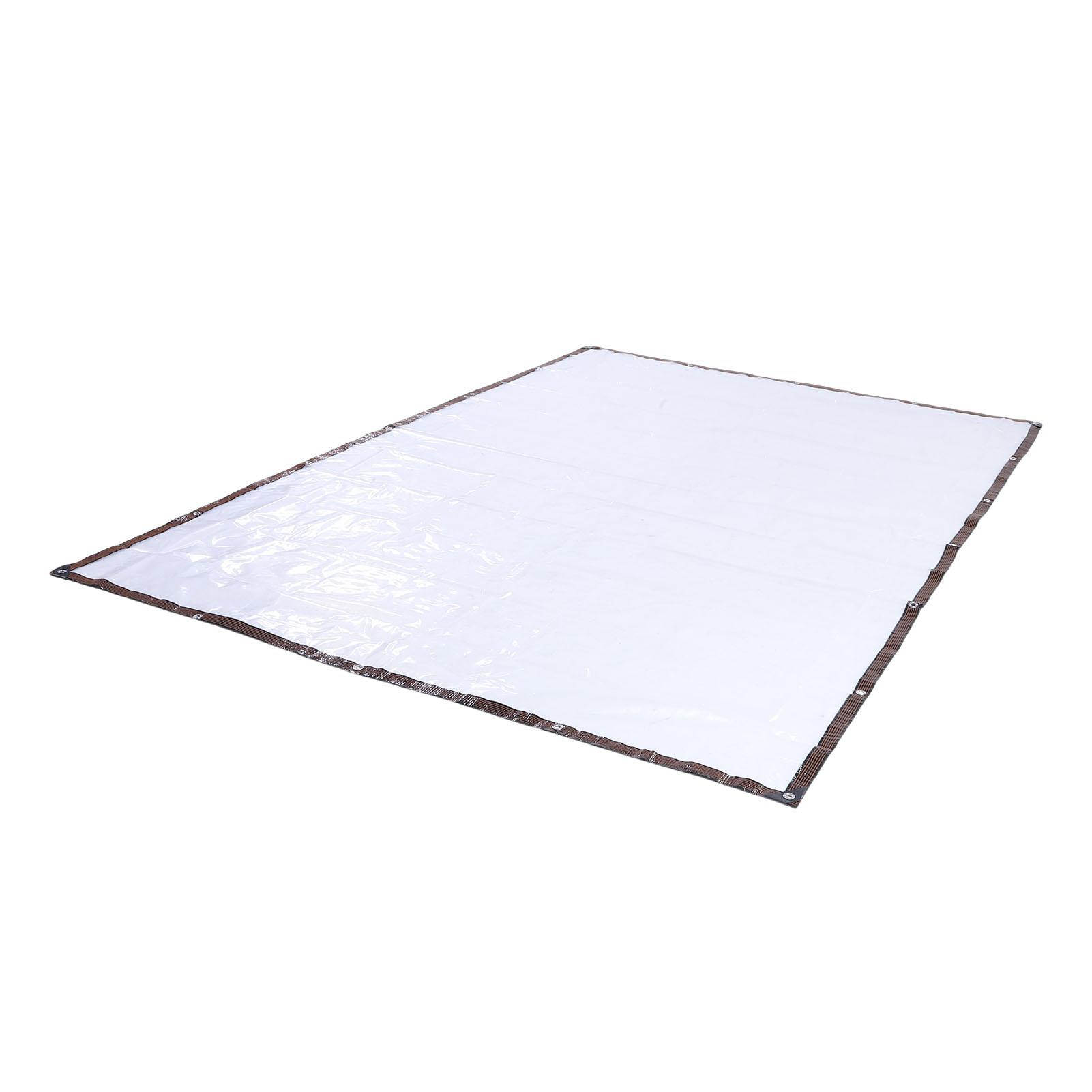 

Chicken coop cover, 2 x 3 meters, waterproof winter cover made of PE plastic with reinforced edges and metal eyelets to chicken coop and outdo