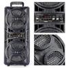 Altavoz de Fiesta Portátil Bluetooth de 3000W con Subwoofer, Sistema de Sonido de Graves Pesados y Micrófono