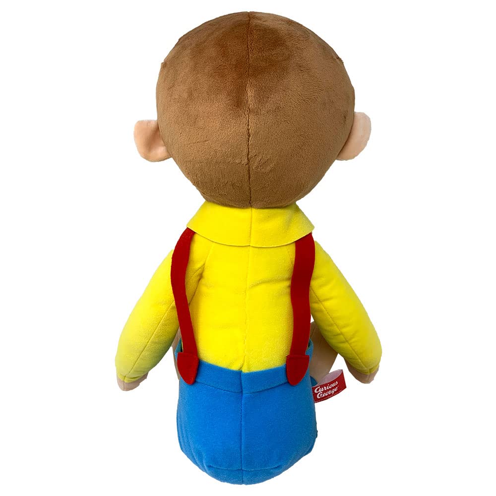 Maimuțica George Mega Jumbo Jucărie de Pluș cu Bretelă 55cm