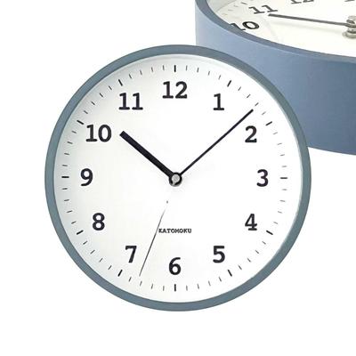 Plywood Clock 13 Gray Wall Clock with Continuous Second Diameter km-84GRRC Hand, 20.2cm (radio-controlled Clock)