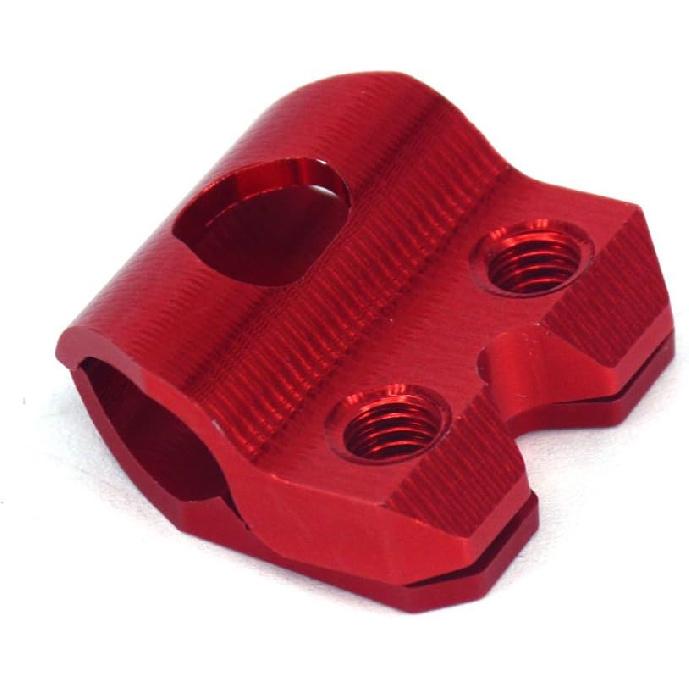 JFG RACING Dirt Bike Brake Line Clamp Aluminum Hose Snap for