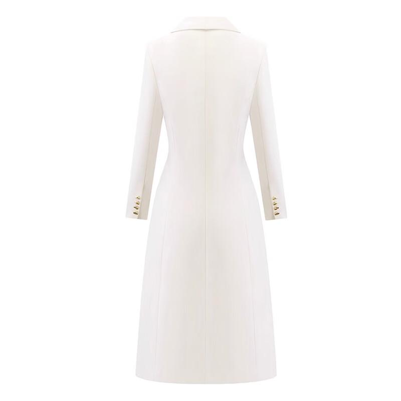 Trollman Elegantes V-Ausschnitt Professionelles Anzugkleid