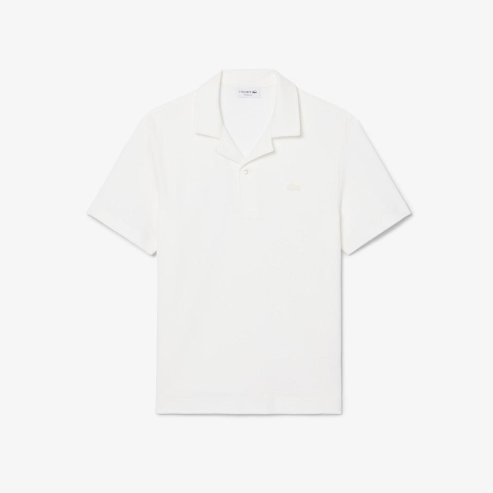 [lacoste] Men's Crepe Short-Sleeve Polo Shirt DH1969-56G70V