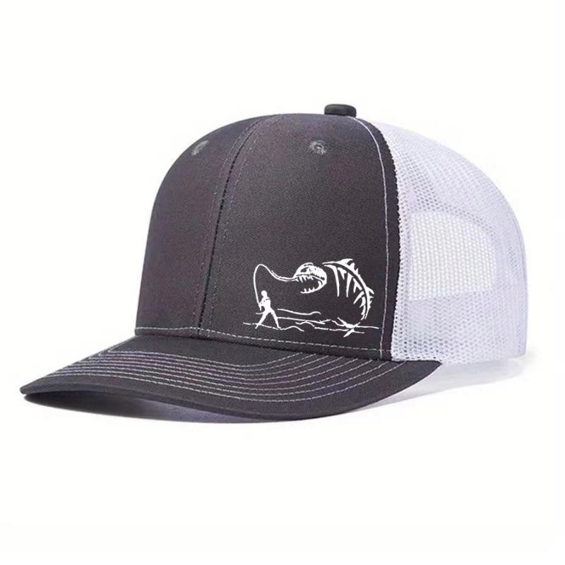 

1Pc New Fashion Richardson Micro Curved Trucker Cap Fishing Printedsummer Mesh Breathable Baseball Caps Outdoor Gorras Hombre Adjustable