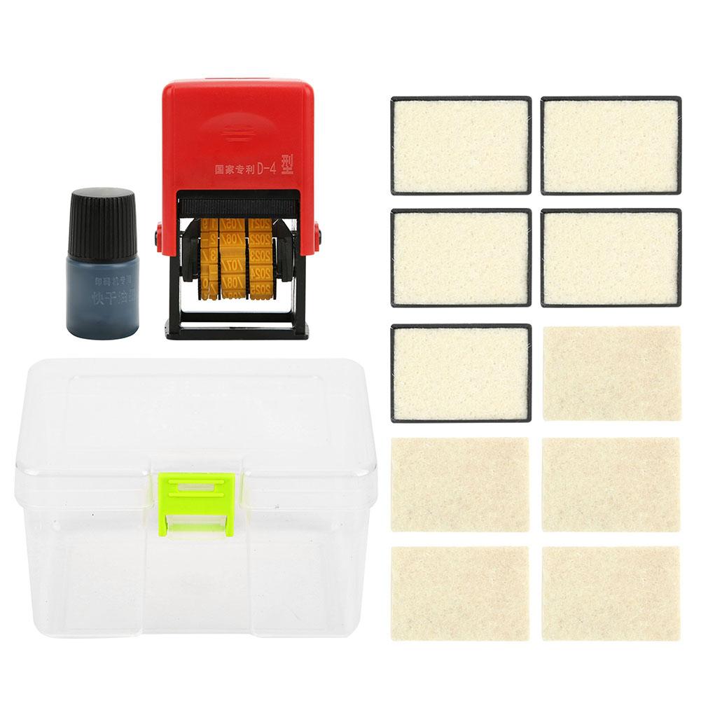 

Adjustable Date Coding Machine ABS Plastic Manual Printing Production Tool D4 Type