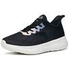 Anta Lightweight Cushioning Training Shoes Low Top Women Sneakers Black Purple 122227721-1