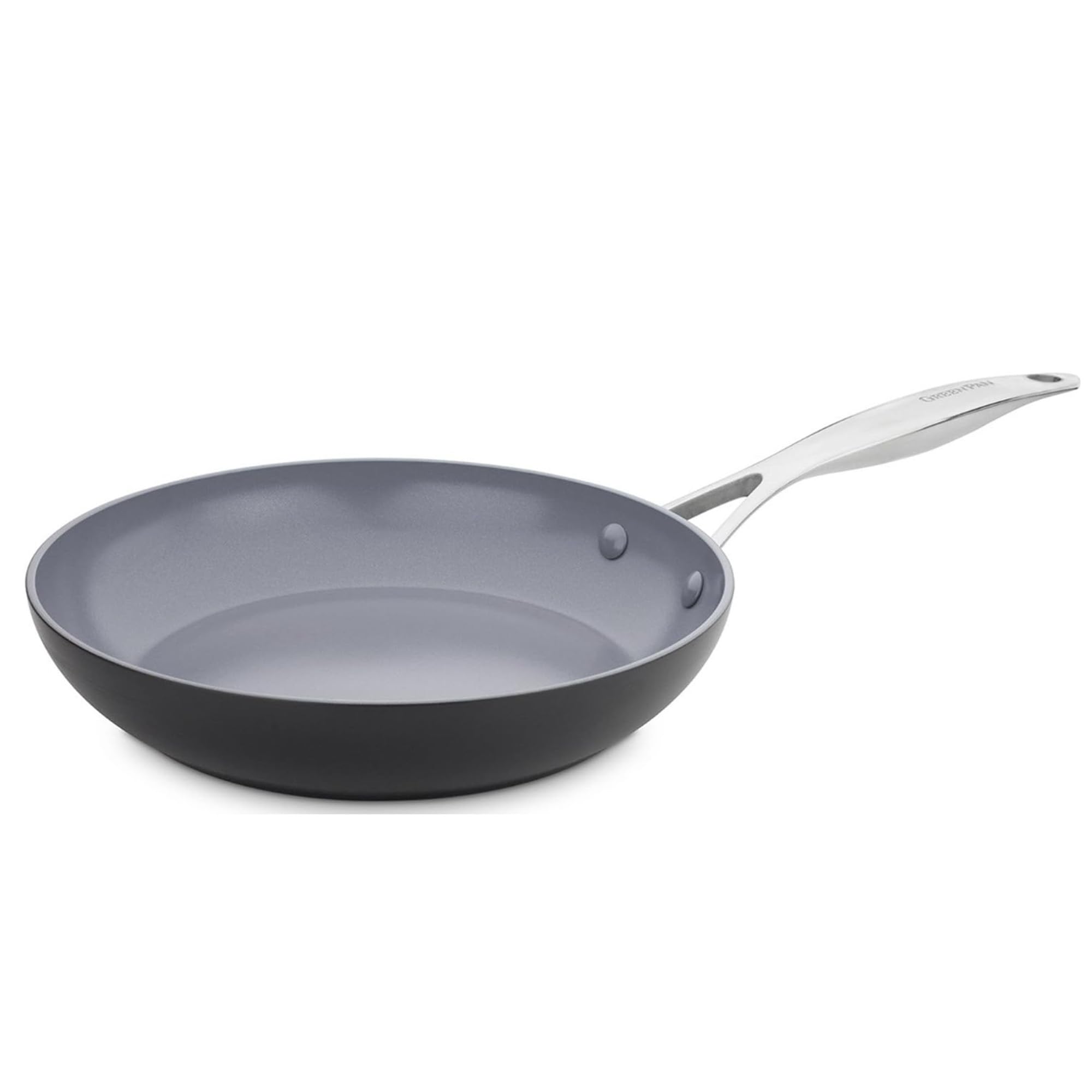 

GREENPAN Сковорода 26 см IH Газ Можно мыть в посудомоечной машине Не содержит вредных веществ ПФАС Безопасное керамическое покрытие Легко чистить Устойчива к царапинам и ударам [Венеция] чёрный