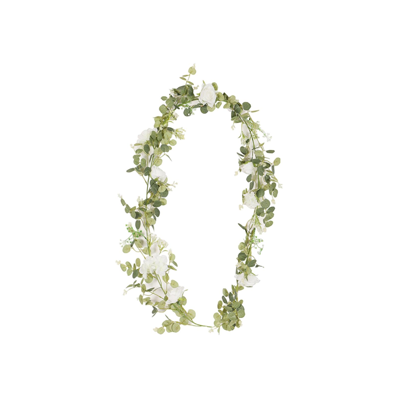 

2-meter Artificial Rose, Hydrangea Vine, Artificial Green Plant Home Decoration, Dining Table And Fireplace Ornament One Size