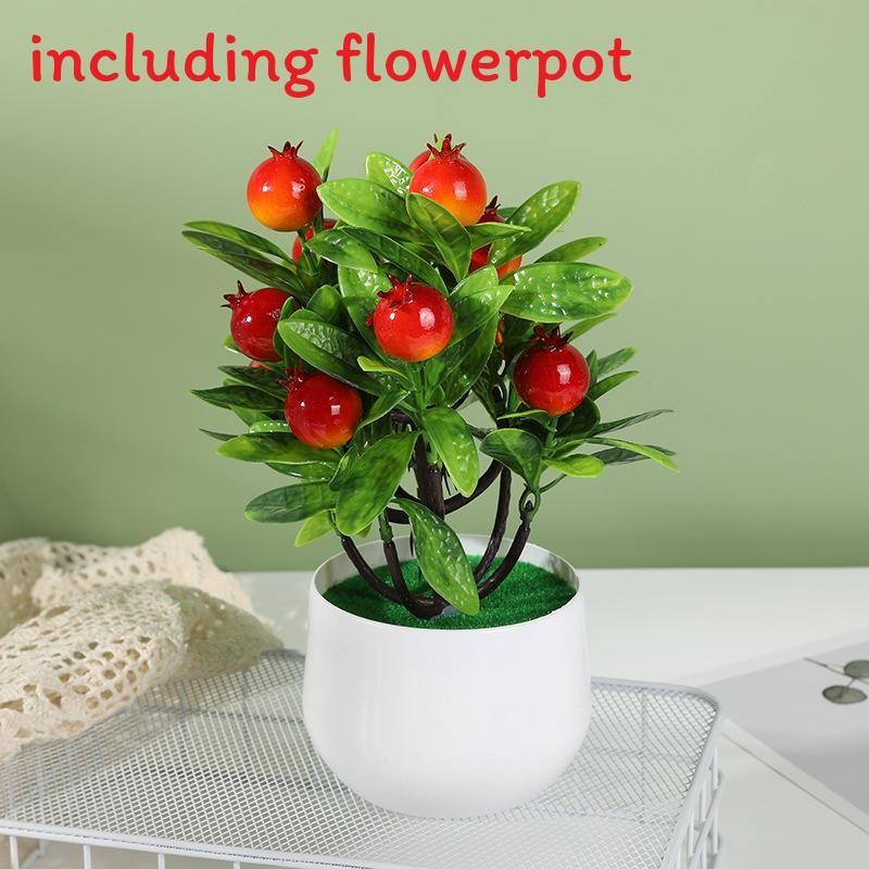 Artificial Plant Decoration With Plastic Craft For Home Office Decor