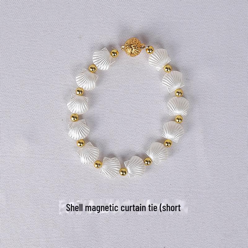 Pearl Magnetic Curtain Tieback - Light Luxury European Style