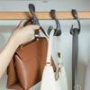 5pcs/set Arch Coat Rack Hook Bag Holder PP Material for Home Closet Storage Hat Scarf Shawl Purse Handbag Organizer Hooks