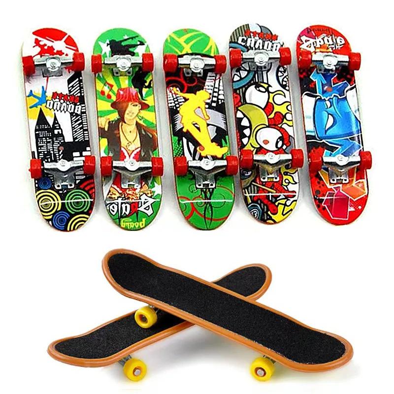 1/3/5Pcs Professional Fingerboard Set Alloy Stent Mini Skateboard Toy Cool Sports Plastic Creative Kids Finger Board Skateboard
