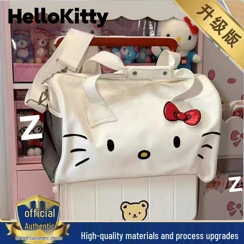 

Hello Kitty Bow-Accent Crossbody and Shoulder Gym Bag 35L Large Capacity Flagship Quality