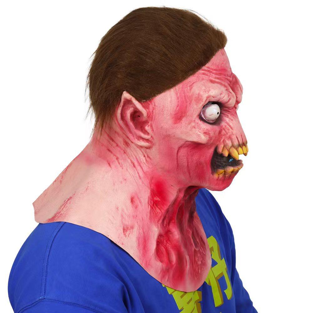 Halloween Horror Alien Double-Headed Mask Headgear Best-selling Screaming Zombie Devil Mask