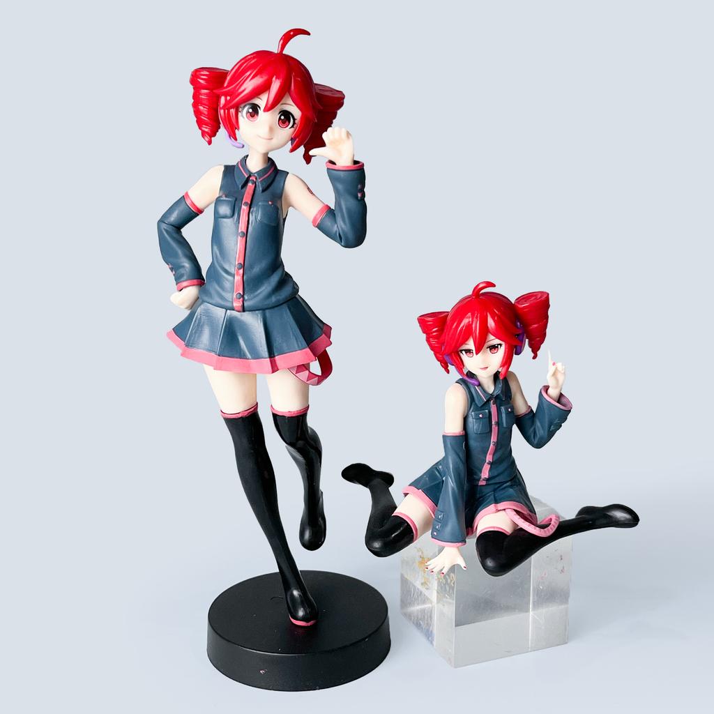 New Cute Virtual Singer Kasane Teto Anime Action Figures Statue Model Doll Toy Collection Ornament Fans Gift