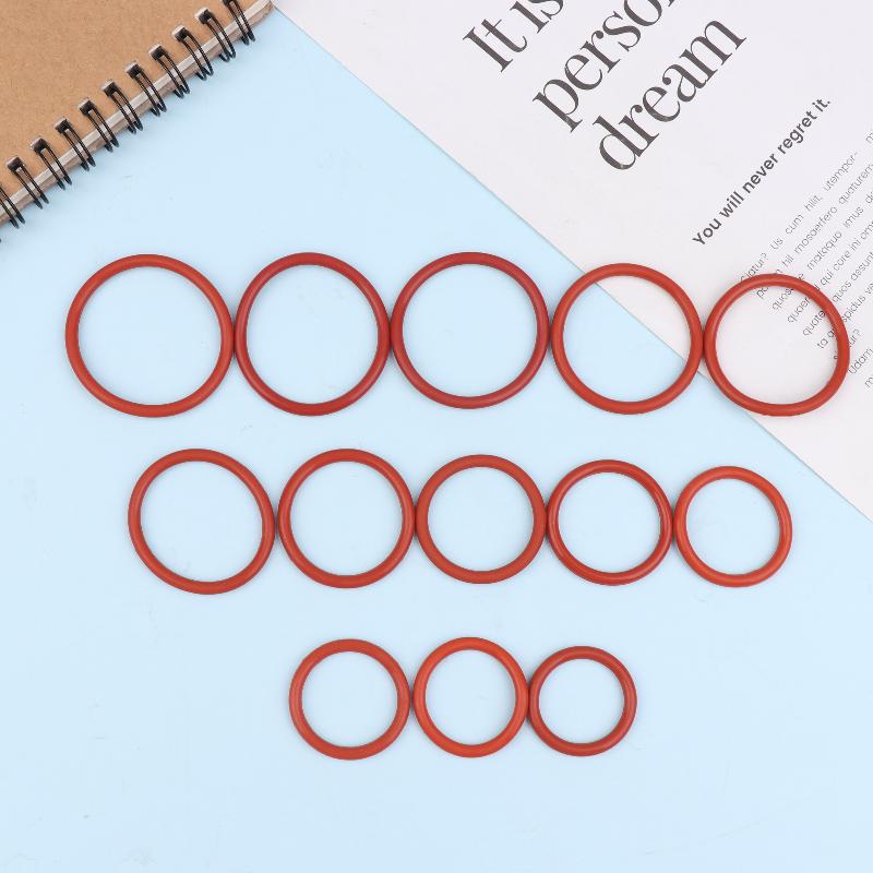 10 Stück Silikon-O-Ring für Kaffee 43,6*35*4,3 mm O-Ring VMQ Dichtung Dichtungsdicke 4,3 mm O-Ring Rotes Gummi
