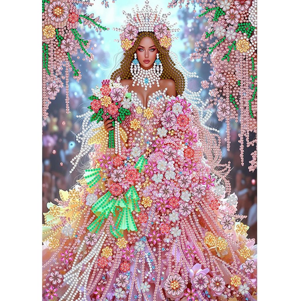 Girl 5D DIY Diamond Art Painting Kits for Home Wall Decor DIY Gem Art Diamond Painting Kits Diamond Dots Gem Art 11.81x15.75in