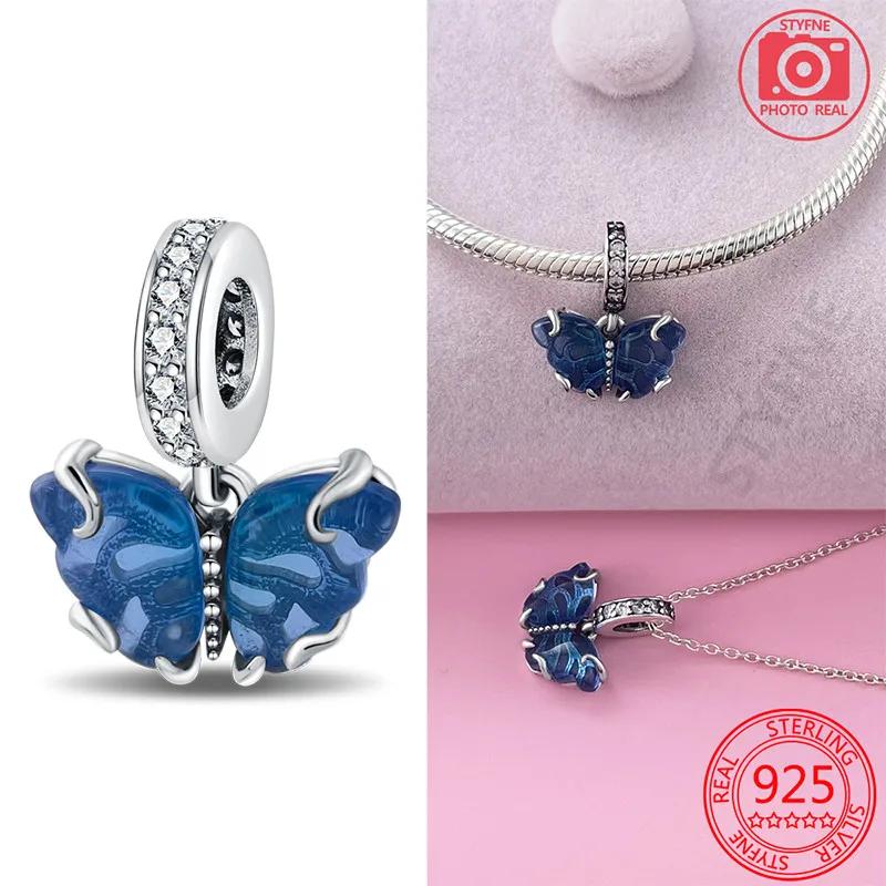 copper Colors Colorful Butterfly Dragonfly Charm Bead Charms Bead Charms Compatible With Authentic Bracelets Do It Yourself Fine Jewellery Gift for Wo