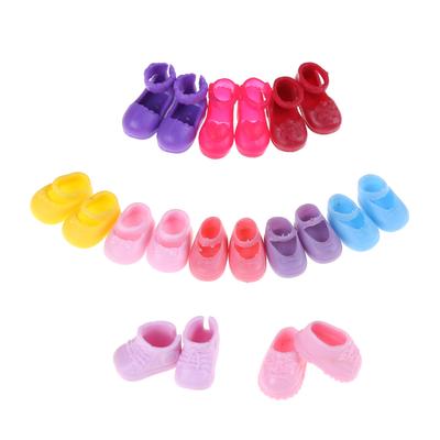 5Pairs Fashion Shoes Boots For Sister Doll Kids Gift