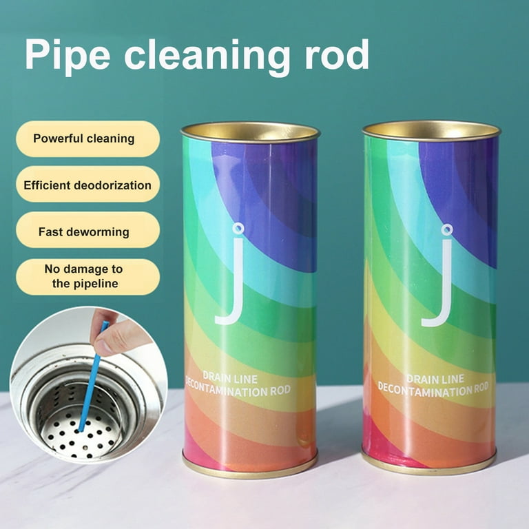 Pipe Cleaning Stick, Sewer Decontamination Cleaner, Bathroom Bathtub, Kitchen Sink Tool, Special Treatment for Pipe Blockage