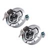 Round Flush Mount Hatch Plastic Handle Flush Marine Latch Cabinet Lift Pull Handle for RV Boat Deck Lock Stainless Steel Custom