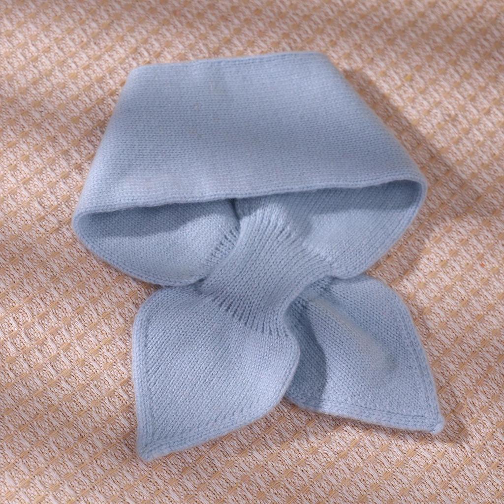 Sciarpa in Cashmere Monocolore per Bambini - Calda, Carina, 10x60CM